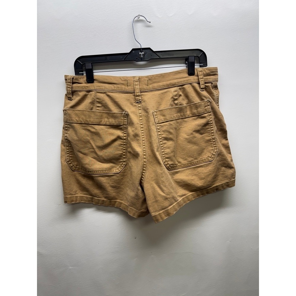 Madewell Camp‎ Shorts Women 28 Brown High Rise Patch Pocket Stretch - Picture 7 of 8